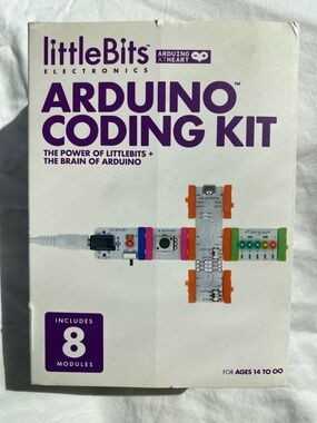 New in Packaging LittleBits Arduino Kit for kids--opened but never used